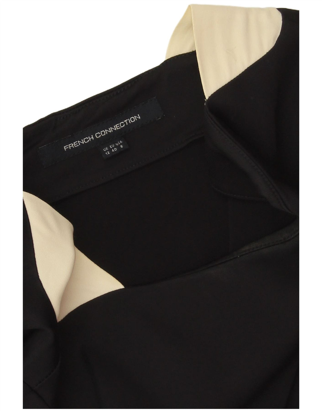 Vestido tubo para mujer de French Connection UK 42 Mediano Bloque de color negro