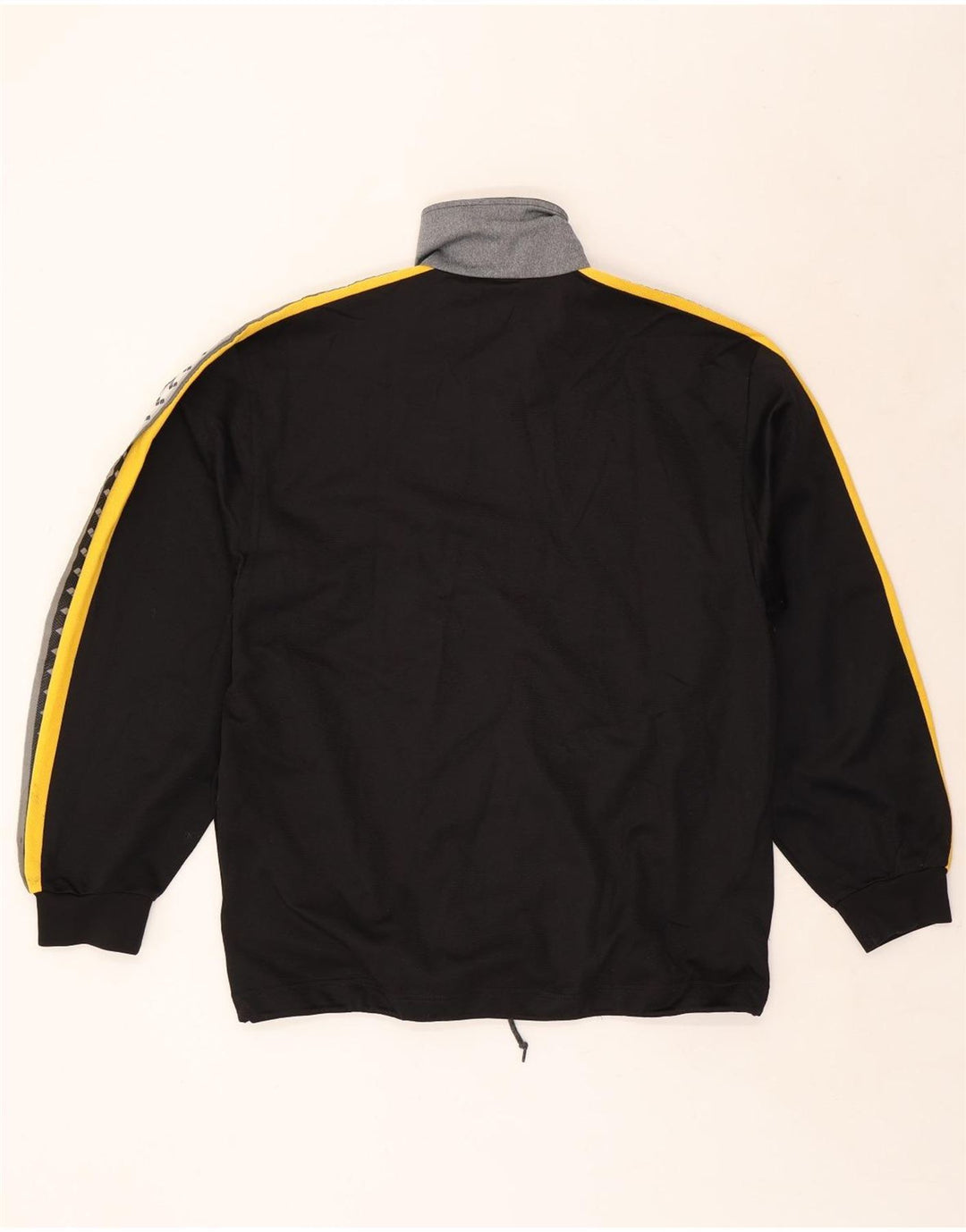 ARENA Chaqueta superior de chándal con gráfico para hombre, talla grande, color negro