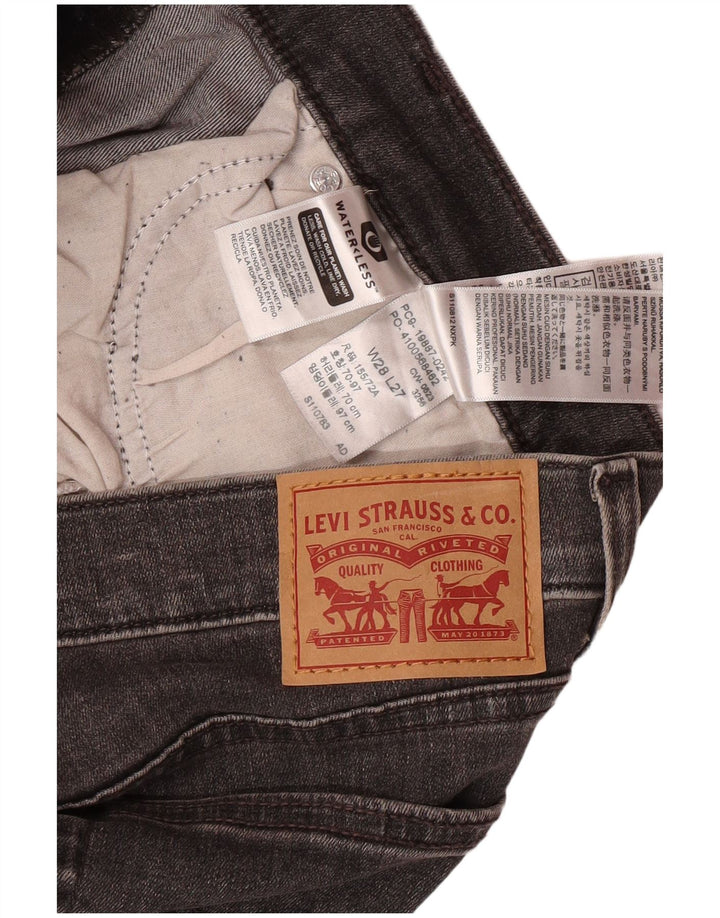 LEVI'S Vaqueros Boyfriend Slim para Mujer W28 L27 Algodón Gris