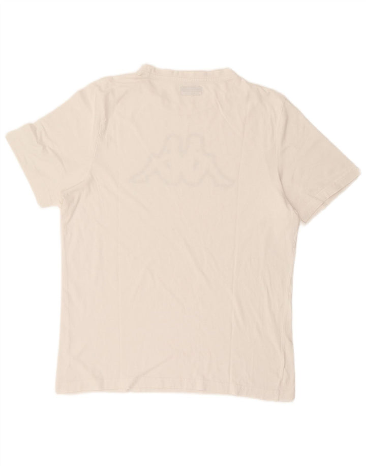 Kappa - Camiseta gráfica para hombre, talla grande, color blanco