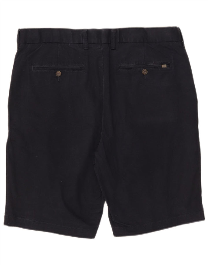 Marks & Spencer Pantalones cortos chinos para hombre W36 Grande Algodón azul marino