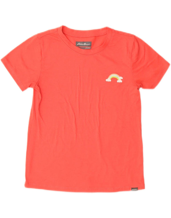 Eddie Bauer Camiseta Niña Top 10-11 Años Medio Rojo Poliéster