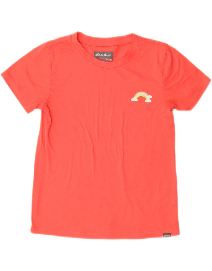Eddie Bauer Camiseta Niña Top 10-11 Años Medio Rojo Poliéster