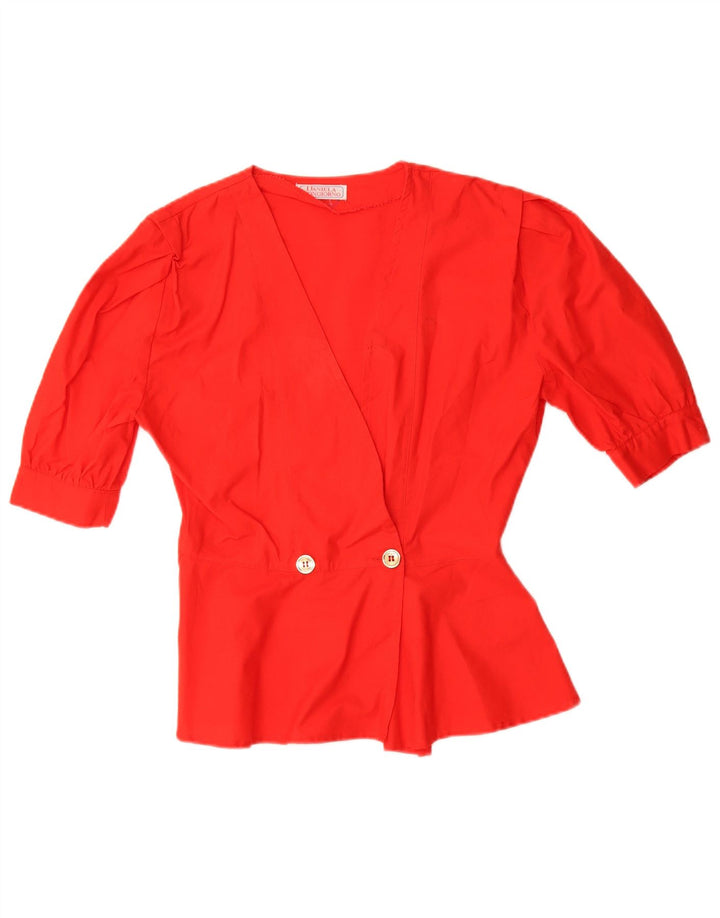 Conjunto de falda vintage de 2 piezas para mujer IT 42 Medium W28 Rojo