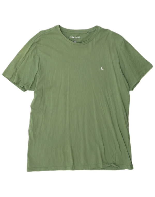 Jack Wills Camiseta Classic Fit para Hombre Top XL Algodón Verde
