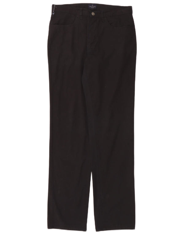 Trussardi Pantalón Casual Recto para Hombre IT 50 Large W32 L34 Negro