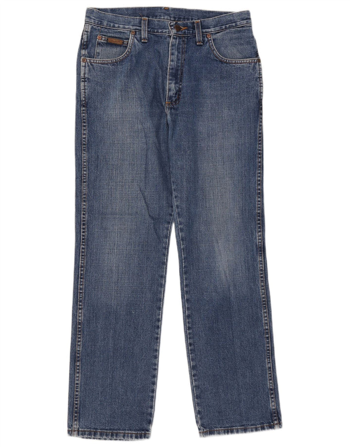 Wrangler Vaqueros Rectos Texas Para Hombre W32 L30 Algodón Azul