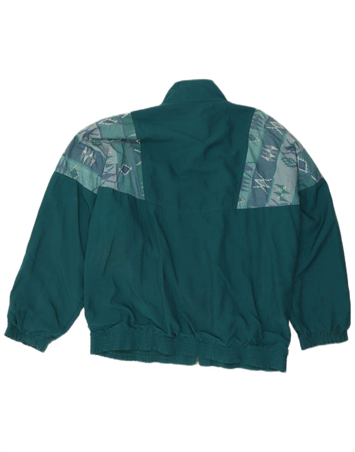 Jean Leduc Chaqueta de chándal para hombre XL Poliéster geométrico verde