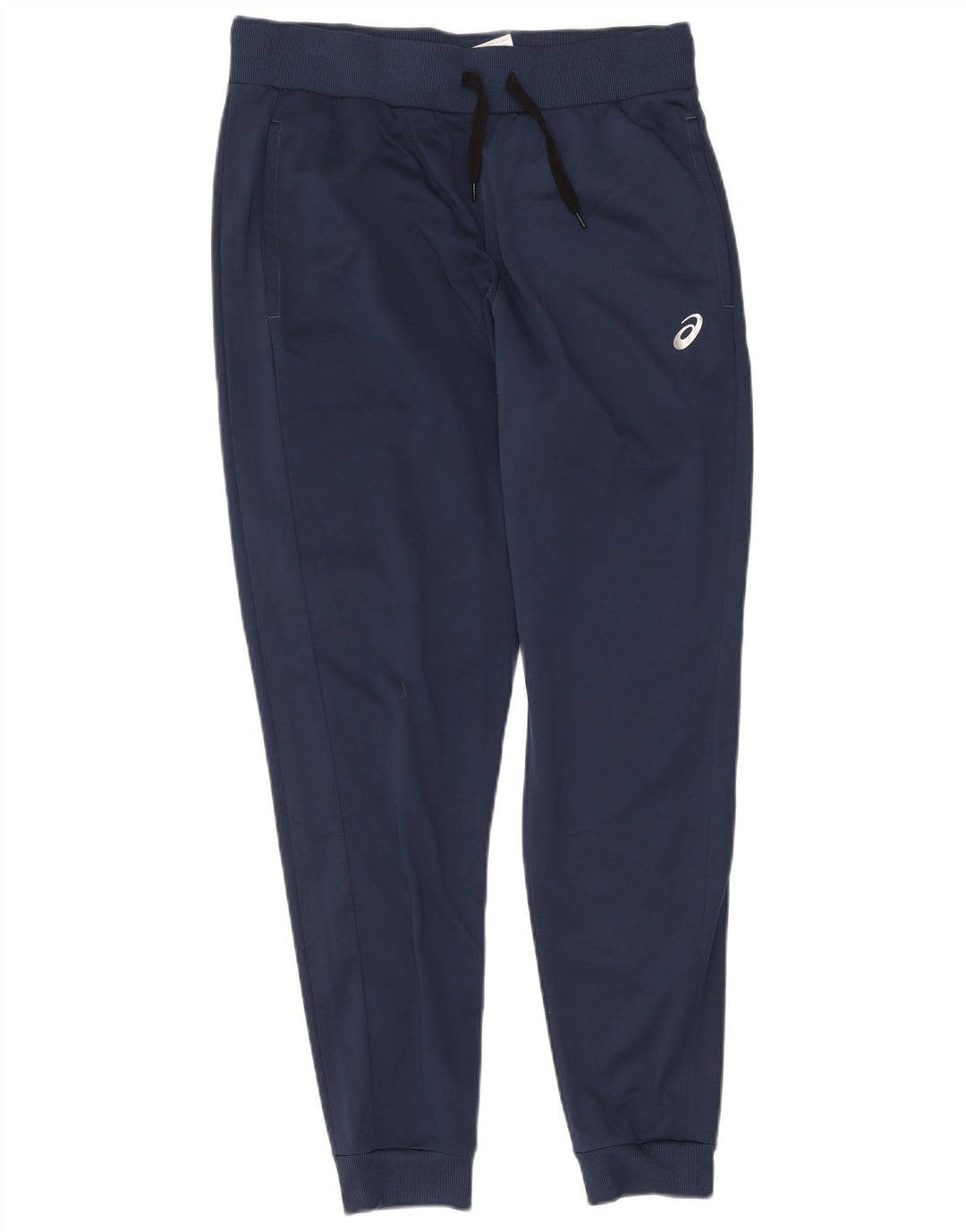 Asics Hombre Chándal Pantalones Joggers Grande Azul Marino Poliéster