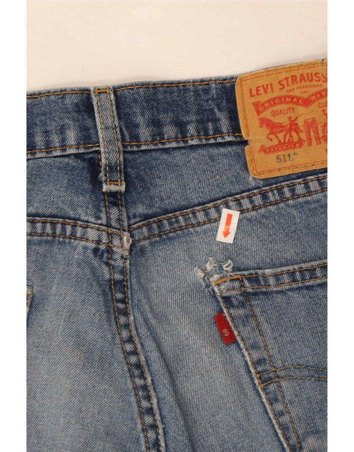 Vaqueros Levi's Mujer 511 Slim W30 L32 Algodón Azul