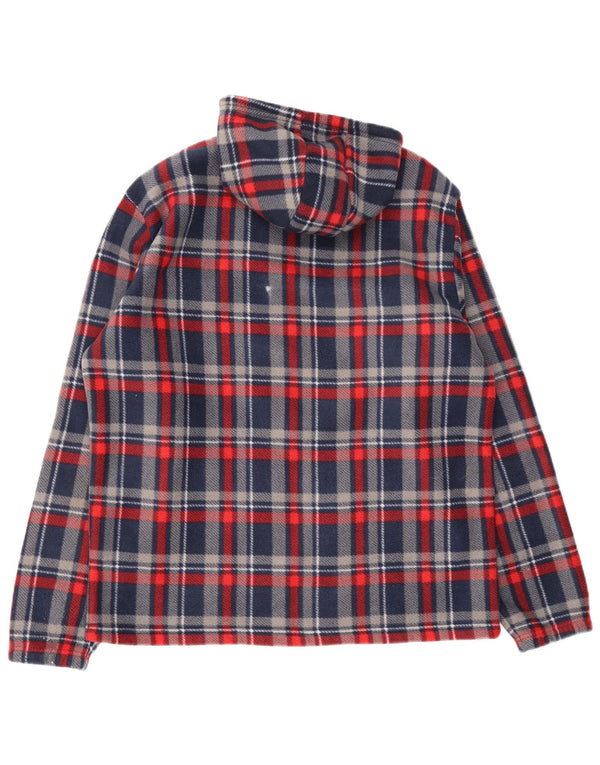 Toptex - Chaqueta polar con capucha para hombre, talla 54/56, talla grande, multicolor