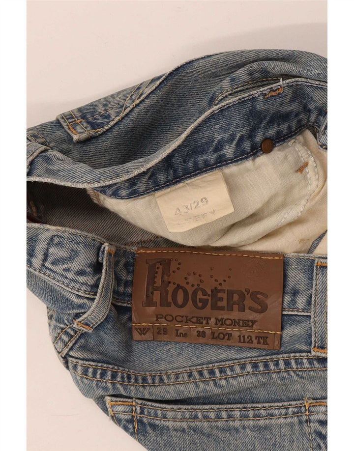 Roy Rogers Vaqueros acampanados para hombre W29 L31 Azul