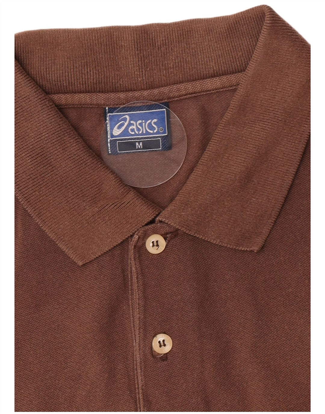 Polo Asics Hombre Marrón Medio