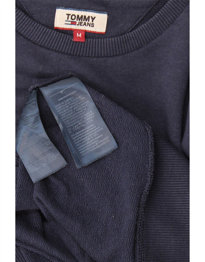 Tommy Hilfiger Sudadera gráfica para mujer Jumper UK 14 Medium Azul marino