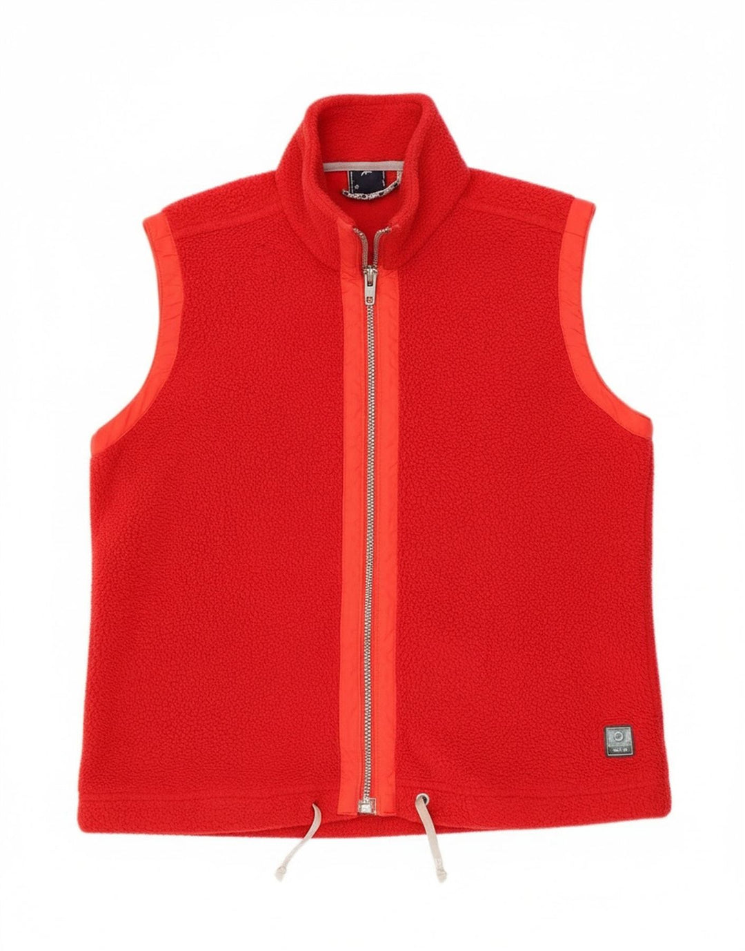 Murphy & Nye Chaleco polar para mujer UK 44 Poliéster rojo mediano