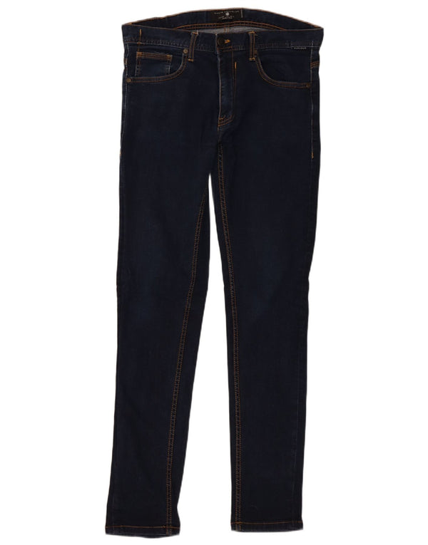 Zara Jeans súper ajustados para hombre EU 44 Large W34 L32 Azul marino