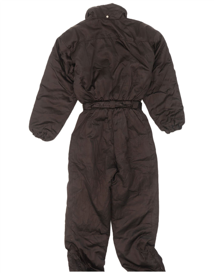 Mono de esquí vintage para mujer IT 46 Grande Negro