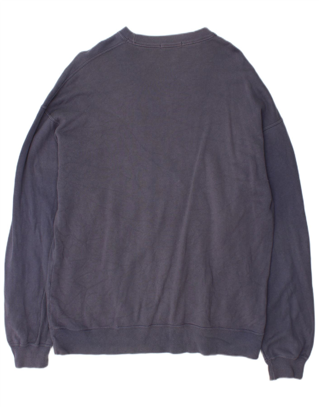 Marks & Spencer Hombre Sudadera Jumper Grande Azul Marino Algodón