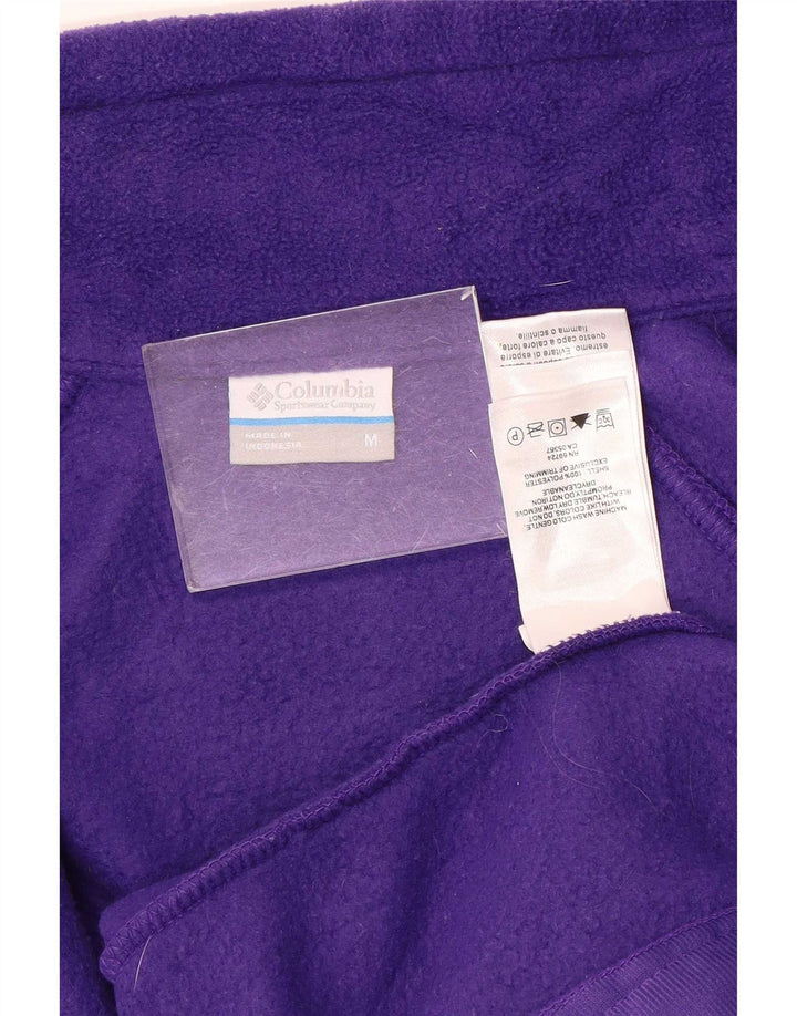 Columbia Chaqueta polar para mujer UK 44 Poliéster morado mediano