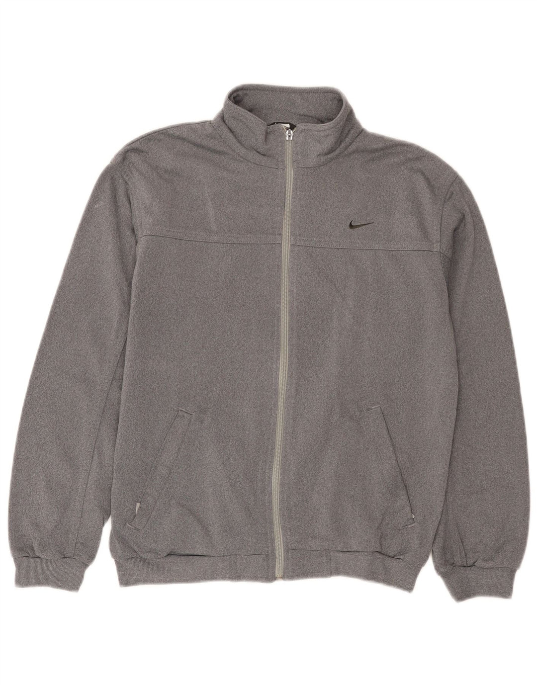 Nike - Chaqueta de chándal gráfica para niños de 12 a 13 años, talla grande, color gris moteado