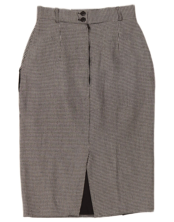 Falda lápiz para mujer St. Bernard UK 10 Small W25 Black Houndstooth