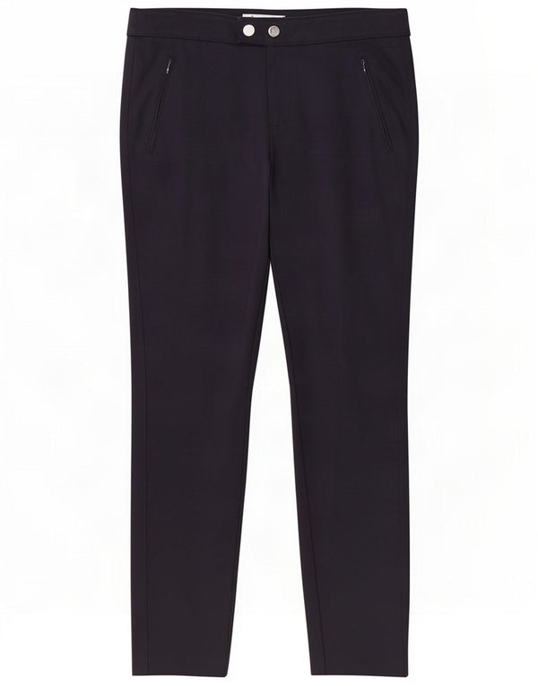 Pantalones informales ajustados para mujer Tommy Hilfiger US 10 Large W32 L29 Azul marino