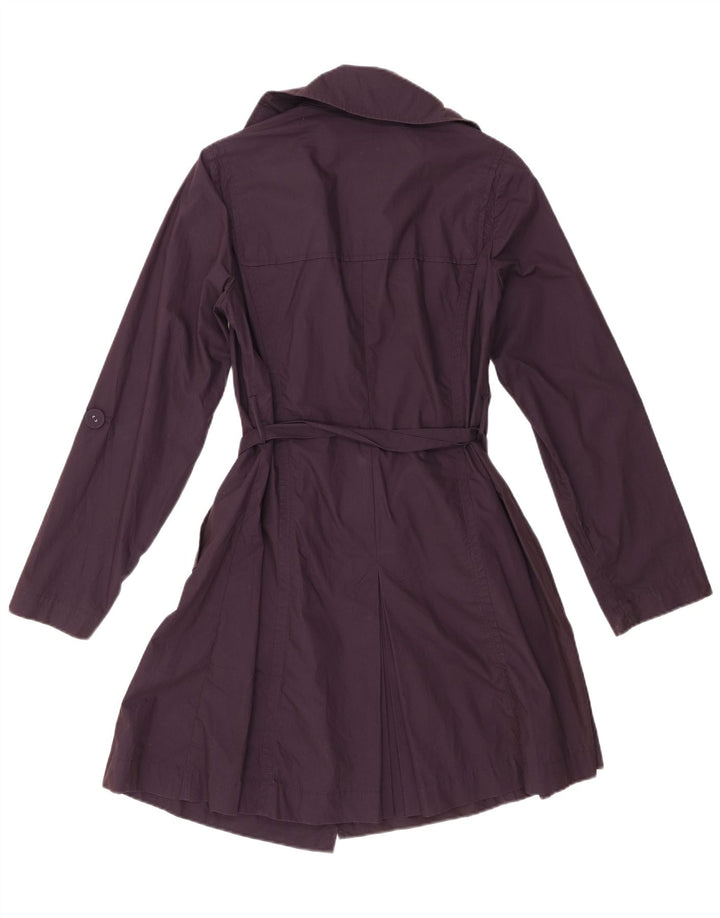 Marks & Spencer Gabardina para mujer Reino Unido 12 Algodón morado mediano
