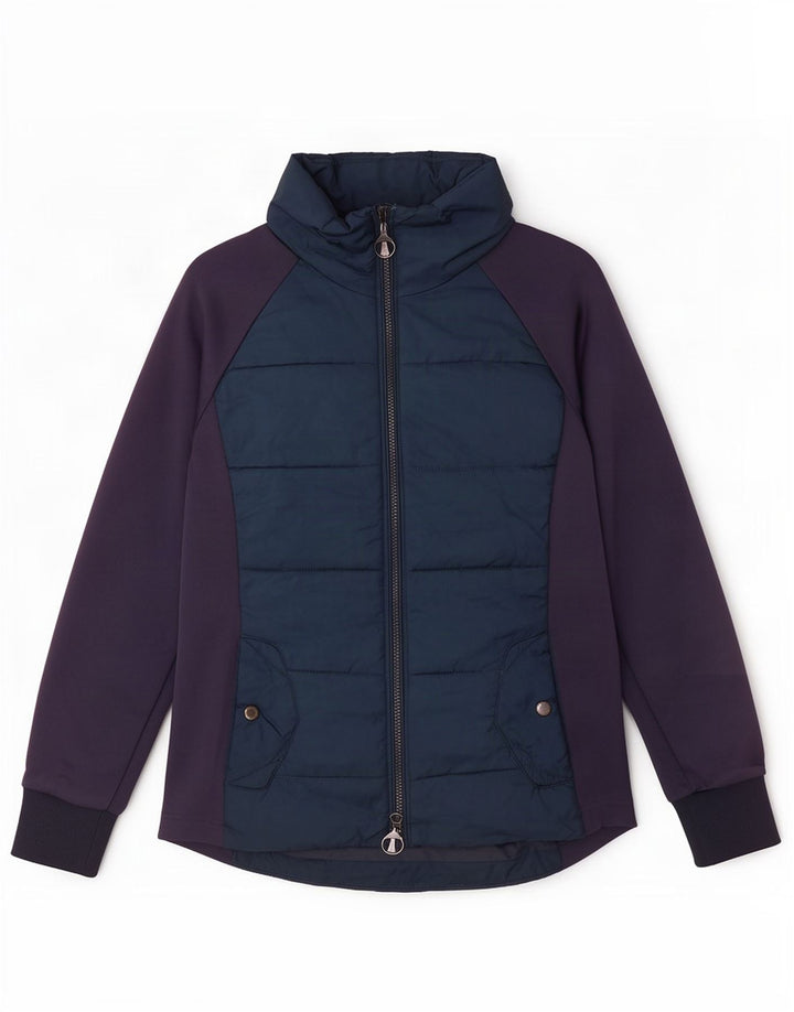 Barbour Chaqueta de chándal para mujer UK 40 Mediana Azul marino Colorblock