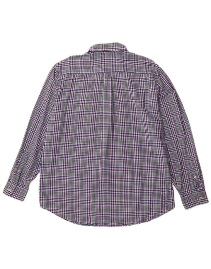 VINEYARD VINES Mens Slim Fit Shirt Large Multicoloured Check Cotton