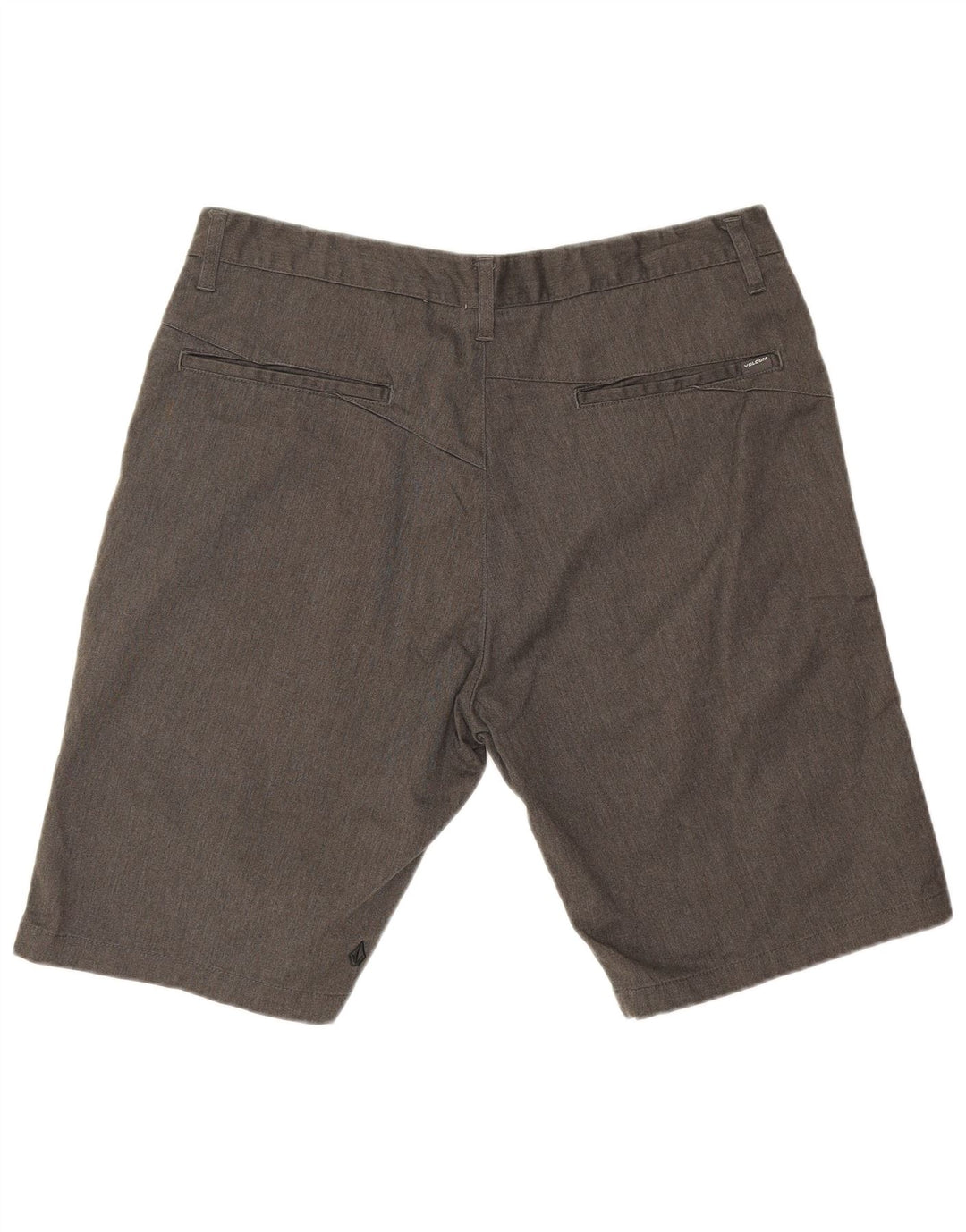 Volcom Pantalones cortos chinos para hombre W36 Algodón gris grande