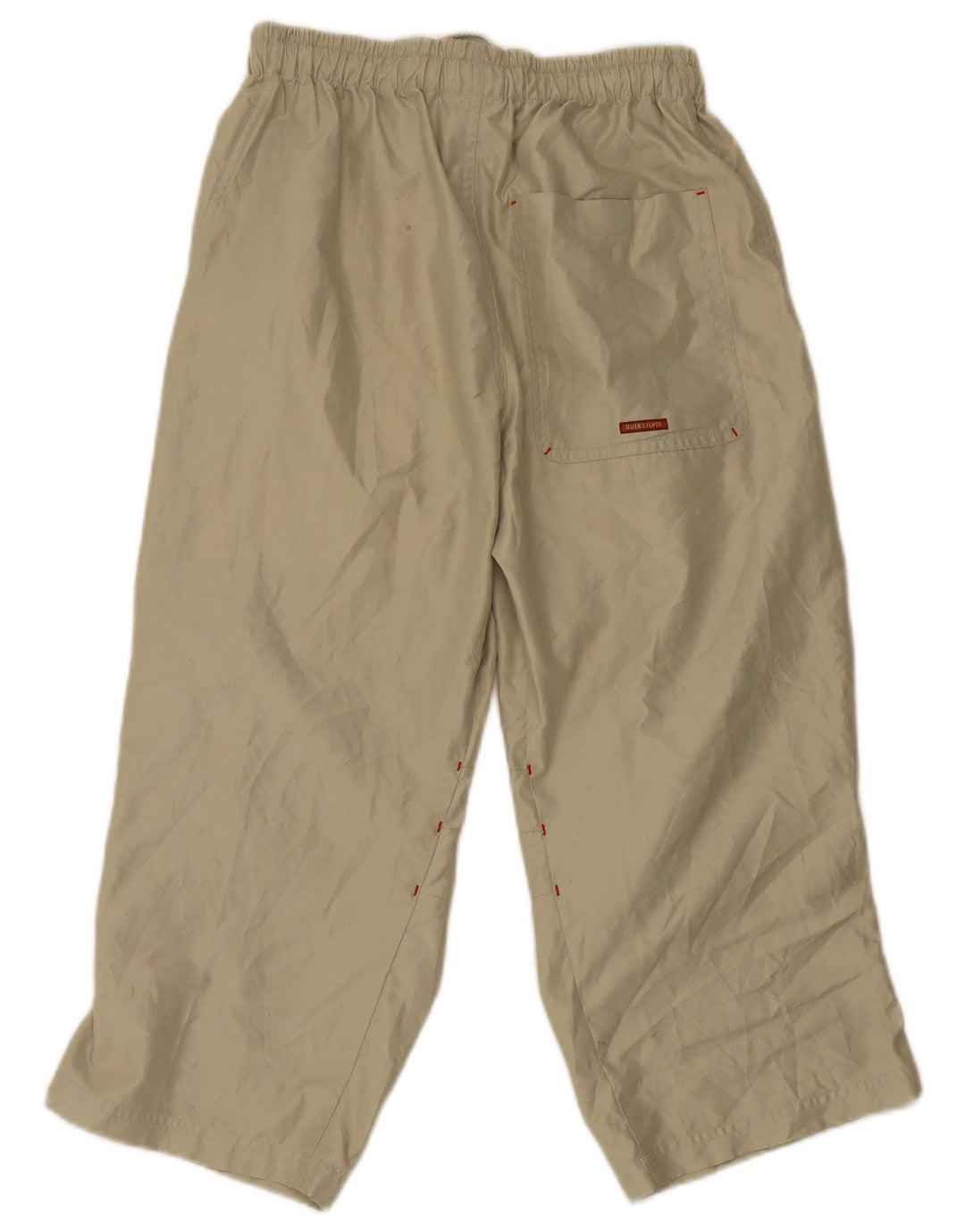 Quiksilver Hombre Capri Chándal Pantalones Pequeños Poliéster Beige
