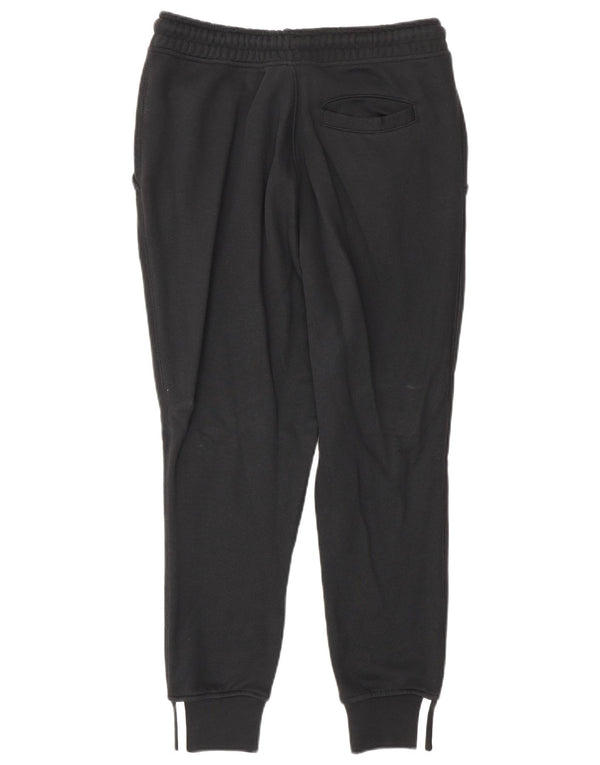 Adidas Mujer Crop Chándal Pantalones Joggers UK 6 XS Negro Algodón