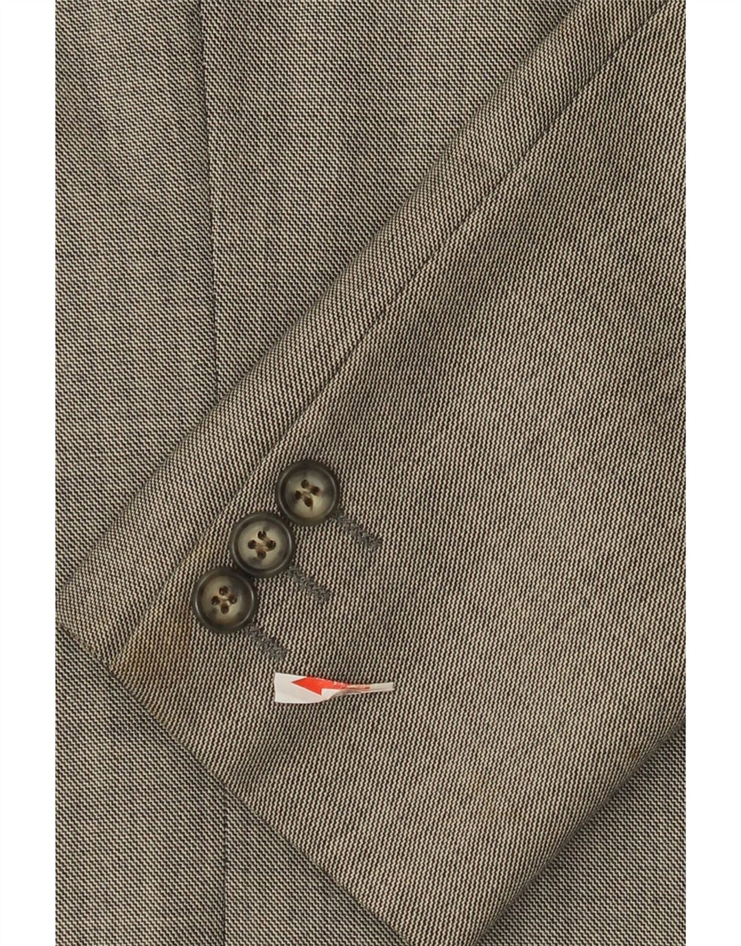 Vintage hombres 2 botones Blazer chaqueta IT 46 pequeño gris