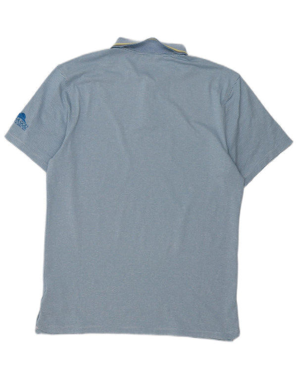Nike Polo Dri Fit para hombre pequeño poliéster a rayas azules