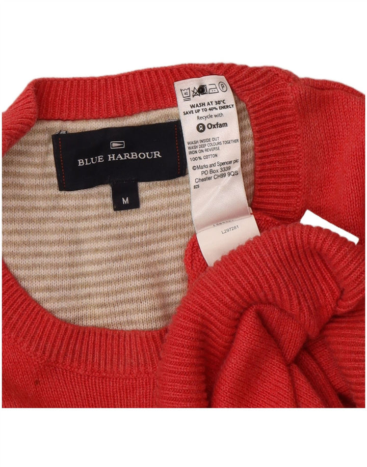 Marks & Spencer Suéter tipo jersey con cuello redondo en azul Harbor para hombre Rojo mediano