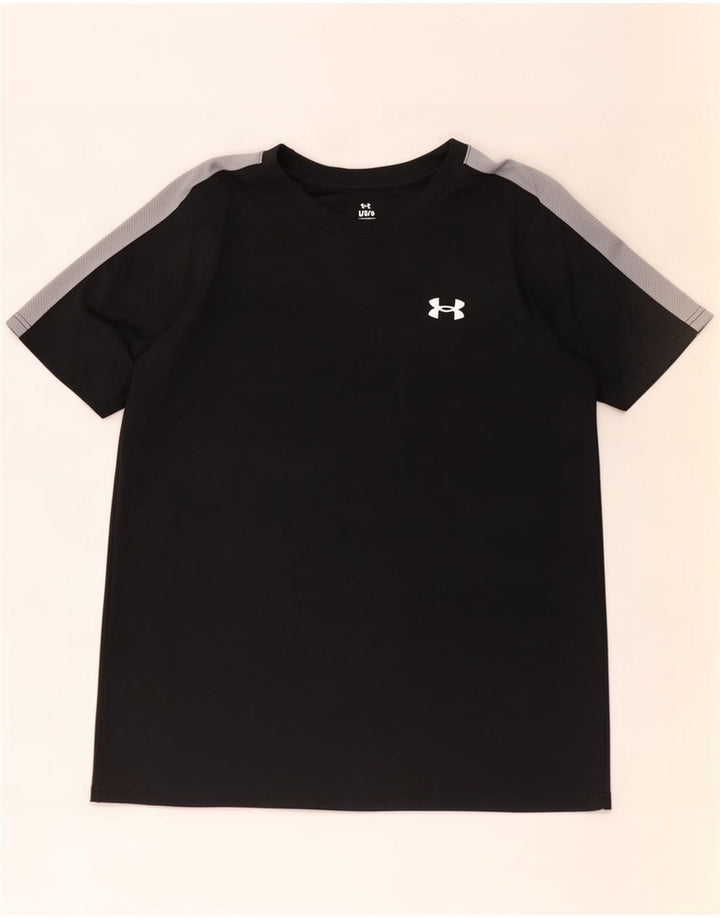 Under Armour Hombre Camiseta Top Large Negro Colorblock Poliéster