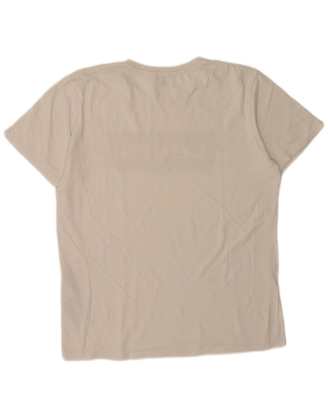 Levi's Camiseta gráfica para hombre Top grande de algodón blanco