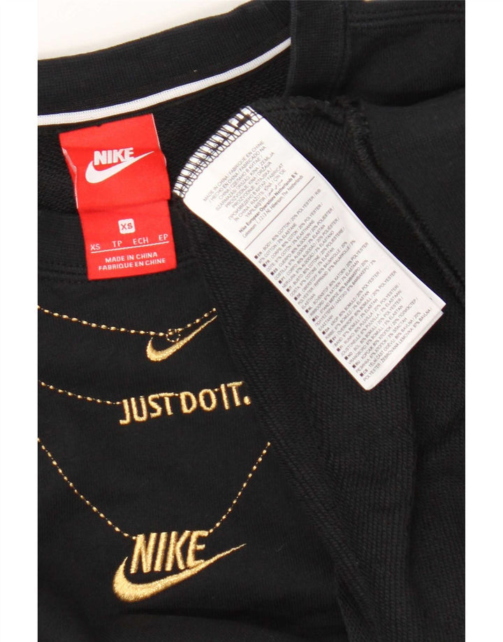 Nike - Sudadera con gráfico para hombre (talla XS), color negro