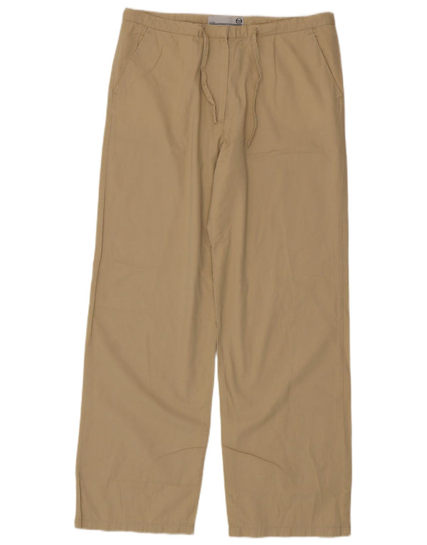 Sergio Tacchini Pantalón Chino Milano para Mujer IT 44 Medium W34 L30 Beige