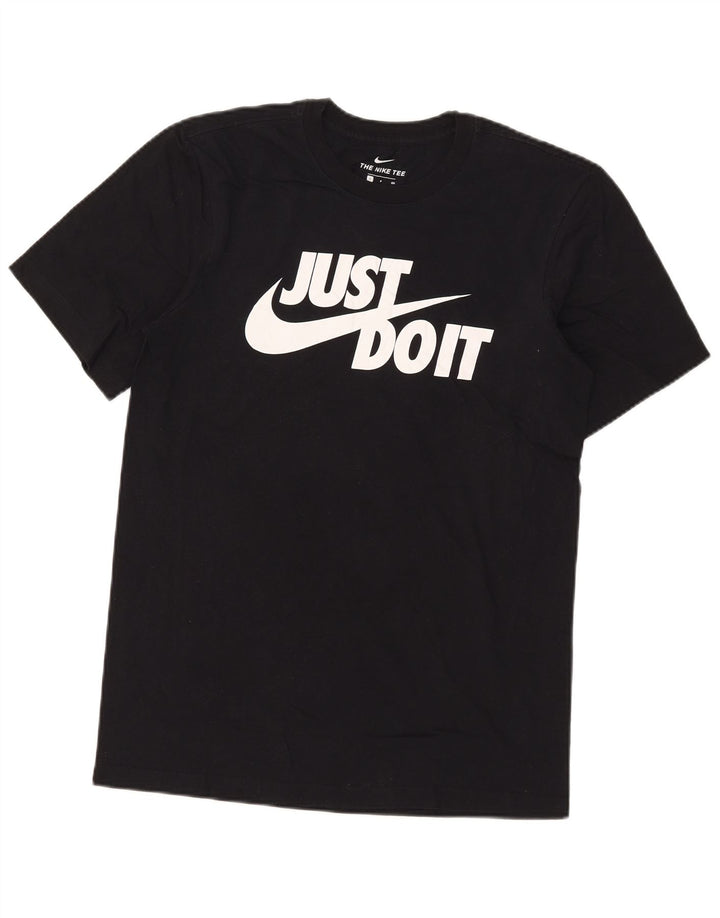 Nike - Camiseta gráfica para hombre, talla pequeña, color negro
