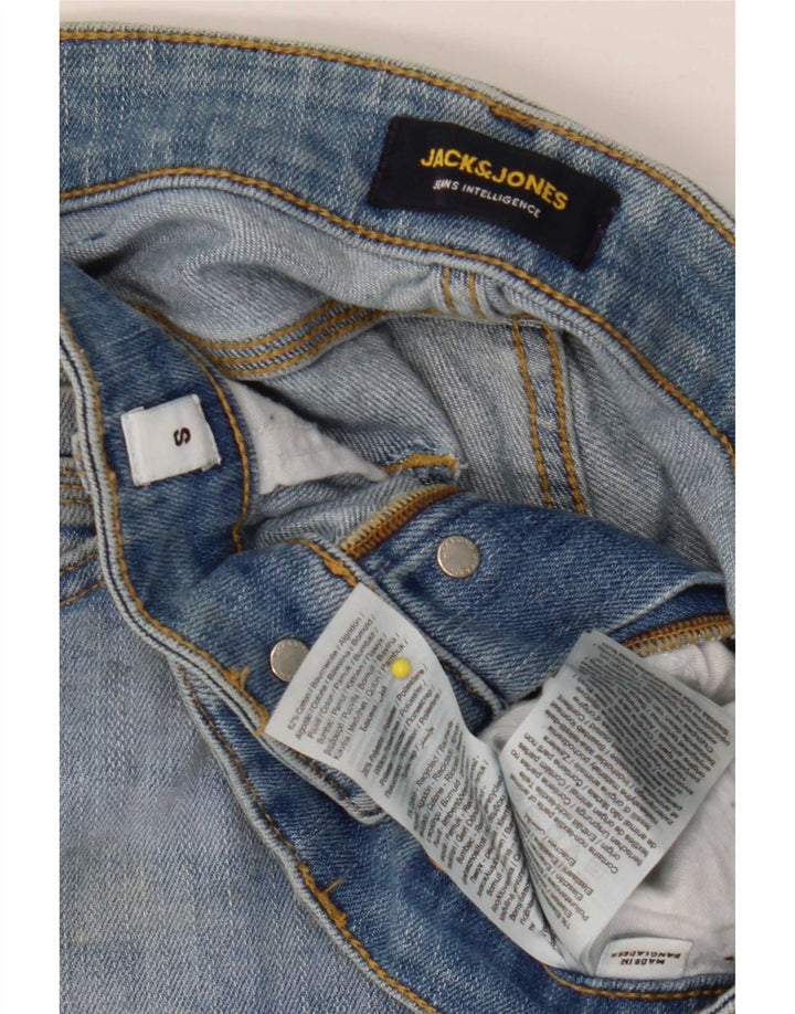 Jack & Jones Mens Shorts De Mezclilla Pequeño W29 Algodón Azul
