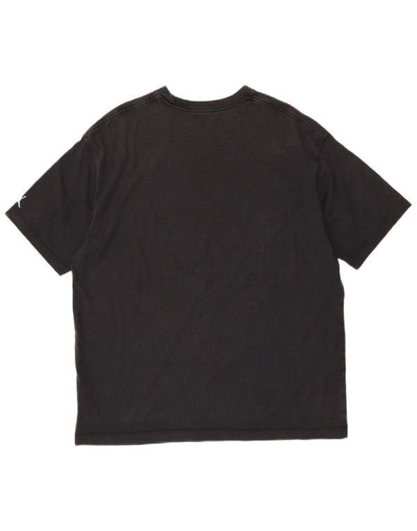 JORDAN Camiseta gráfica extragrande para hombre Top XL Algodón negro