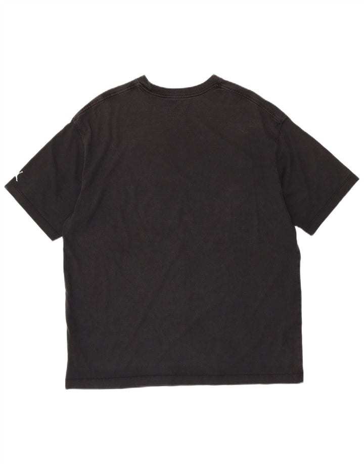 JORDAN Camiseta gráfica extragrande para hombre Top XL Algodón negro