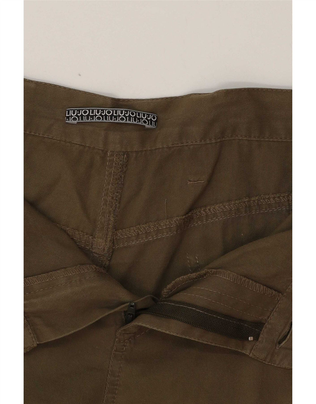 Pantalones cortos chinos Liu Jo para mujer W32 Large Khaki