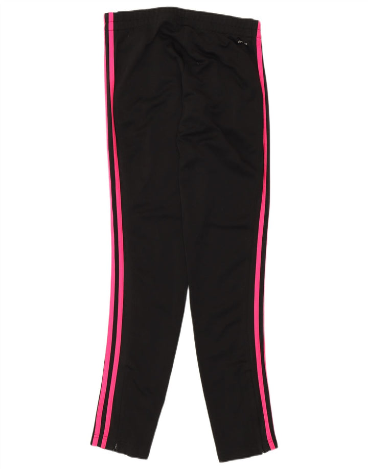Adidas Pantalones de chándal para mujer UK 8/10 Small Negro Poliéster