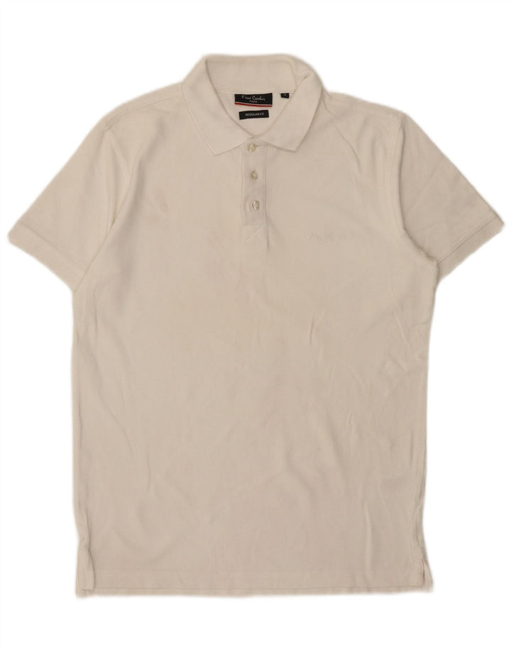 Pierre Cardin Polo De Corte Regular Para Hombre Pequeño Algodón Blanco