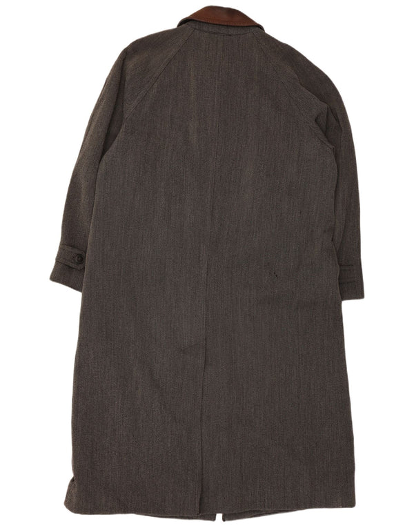 HUGO BOSS Mens Overcoat UK 42 XL Grey Wool