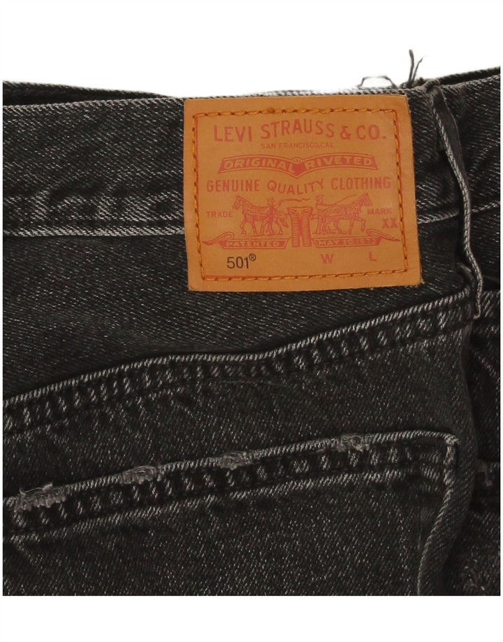 Levi's Mujer 501 Shorts De Mezclilla W28 Medium Black