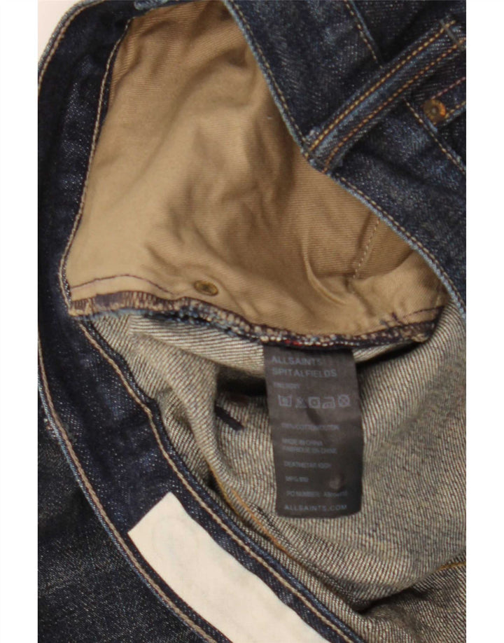 All Saints Jeans Slim Hombre W32 L33 Algodón Azul Marino
