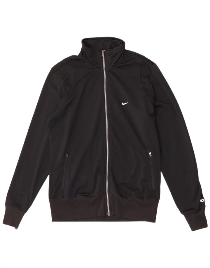Nike - Chaqueta de chándal para mujer, talla 40, XL, poliéster negro